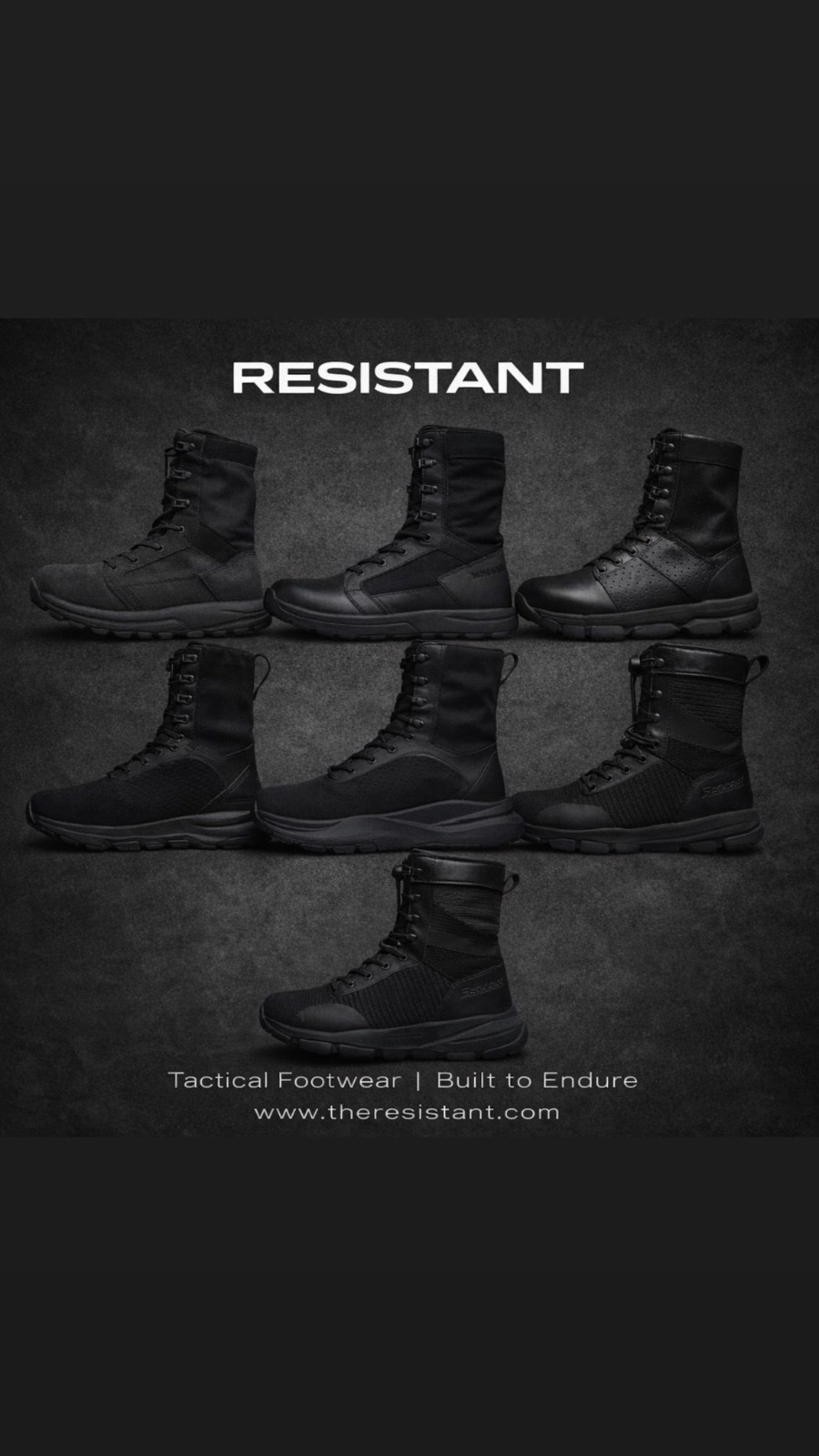 Resistant Tactical Footwear Collection